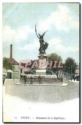 Ansichtskarte AK Vichy Monument de la Republique