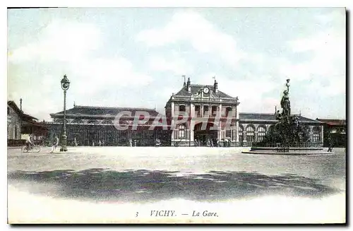 Cartes postales Vichy La Gare