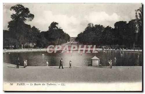 Ansichtskarte AK Paris Le Bassin de Tuileries