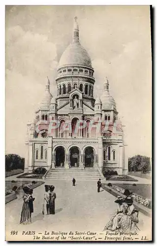 Cartes postales Paris La Basilique Sacre Coeur