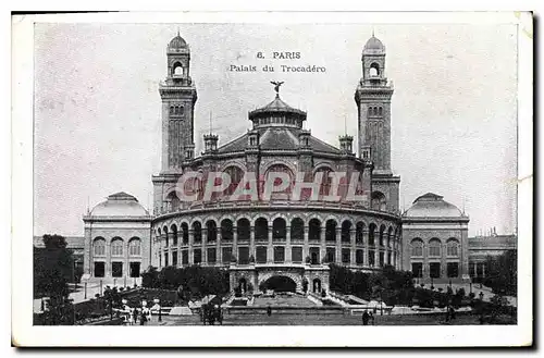 Cartes postales Paris Palais du Trocadero