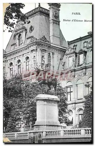 Cartes postales Paris Statue d'Etienne Marcel