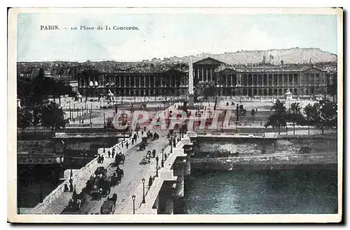 Cartes postales Paris La Place de la Concorde