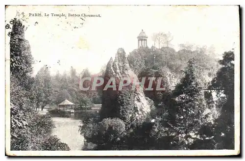 Ansichtskarte AK Paris Le Temple Buttes Chaumont