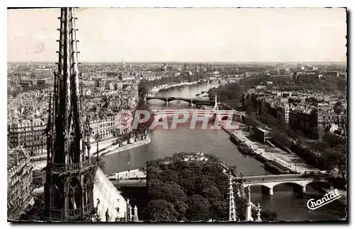 Cartes postales Paris La Fleche de Notre Dame La Seine