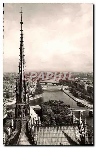 Cartes postales Paris La Seine en amont de Notre Dame