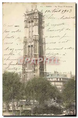 Ansichtskarte AK Paris La Tour St Jacques