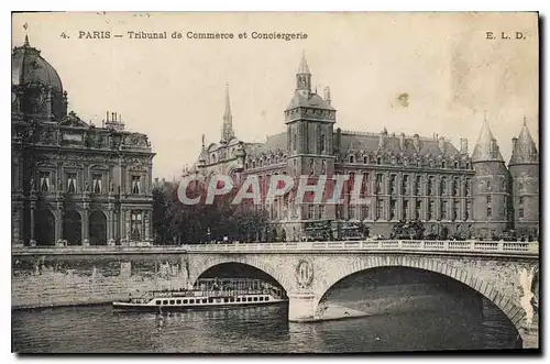 Ansichtskarte AK Paris Tribunal de Commerce et Conciergerie