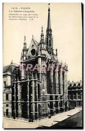 Cartes postales Paris La Sainte Chapelle