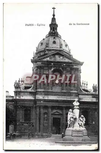 Cartes postales Paris Eglise de la Sorbonne