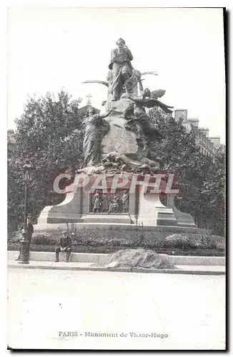 Cartes postales Paris Monument de Victor Hugo