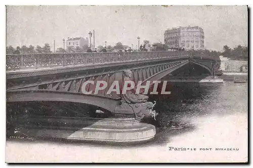 Ansichtskarte AK Paris Le pont Mirabeau