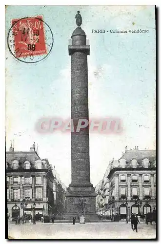 Cartes postales Paris Colonne Vendome