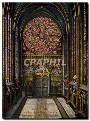 Ansichtskarte AK Paris Interieur de la Sainte Chapelle