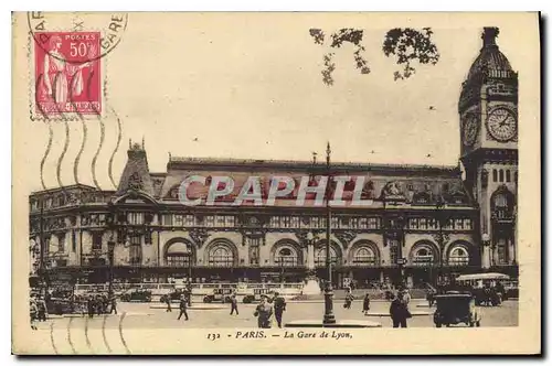 Cartes postales Paris La Gare de Lyon