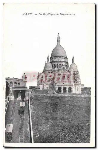 Cartes postales Paris La Basilique de Montmartre