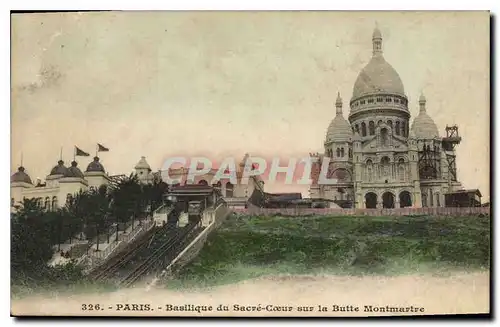 Cartes postales Paris Basilique du Sacre Coeur sur le Butte Montmartre