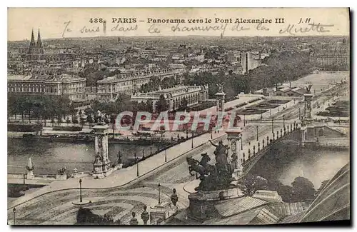 Ansichtskarte AK Paris Panorama vers le Pont Alexandre III