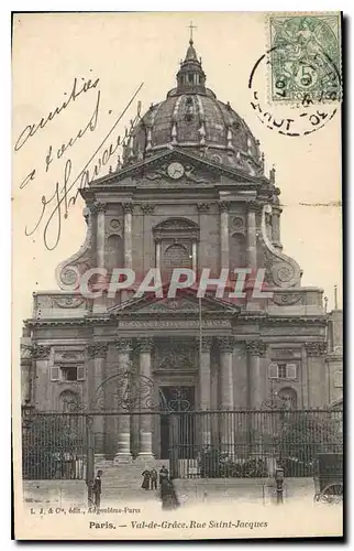 Cartes postales Paris Val de Grace Rue Saint Jacques