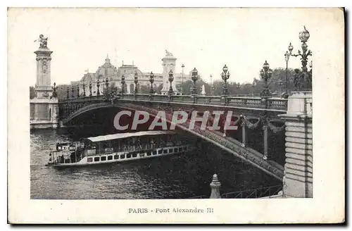 Cartes postales Paris Pont Alexandre III