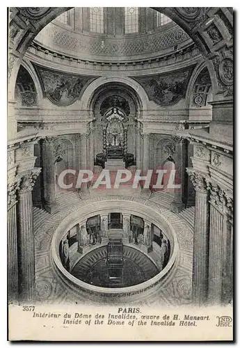 Ansichtskarte AK Paris Interieur du Dome des Invalides oeuvre de H Mansart