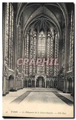 Cartes postales Paris Le Reliquaire de la Sainte Chapelle