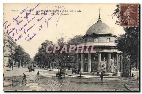 Ansichtskarte AK Paris Le Parc Monceau La Rotonde