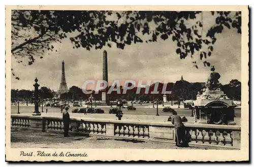 Cartes postales Paris Place de la Concorde