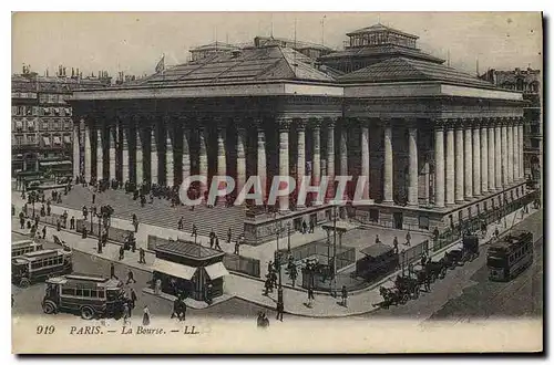 Cartes postales Paris La Bourse