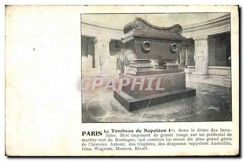 Ansichtskarte AK Paris Le Tombeau de Napoleon Ier