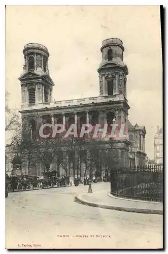 Cartes postales Paris Eglise St Sulpice