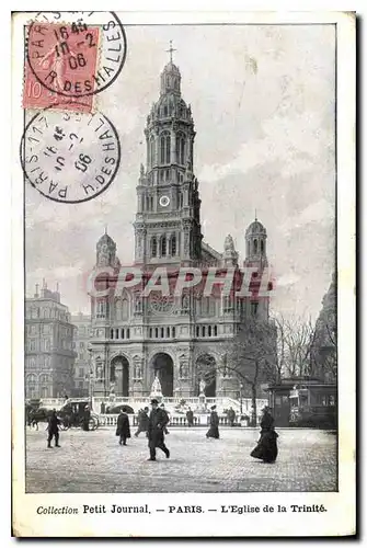 Cartes postales Paris Petit Journal L'Eglise de la Trinite