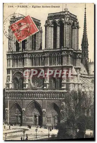 Cartes postales Paris Eglise Notre Dame