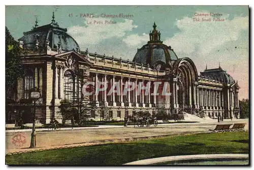 Cartes postales Paris Champs Elysees Le Petit Palais