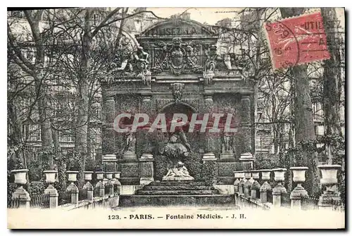 Cartes postales Paris Fontaine Medicis