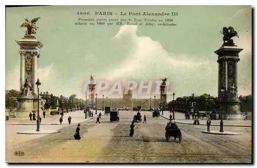 Cartes postales Paris Le Pont Alecandre