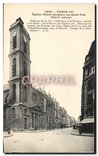 Ansichtskarte AK Paris Eglise Saint Jacques du Haut Pas (XVIIe siecle)