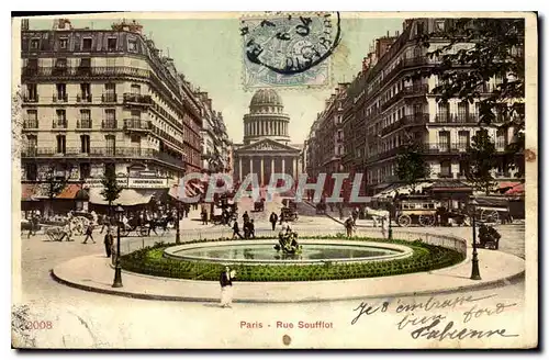 Cartes postales Paris Rue Soufflot