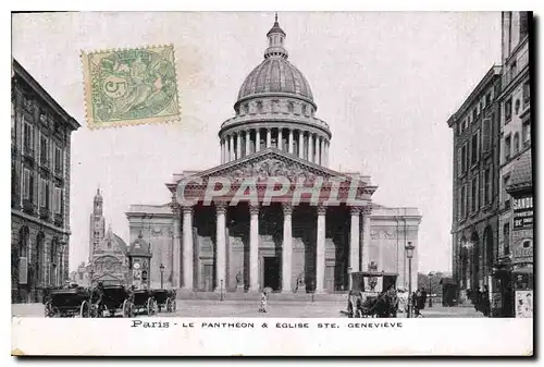 Ansichtskarte AK Paris Le Pantheon Eglise Ste Genevieve