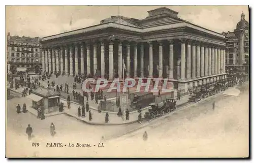 Cartes postales Paris La Bourse