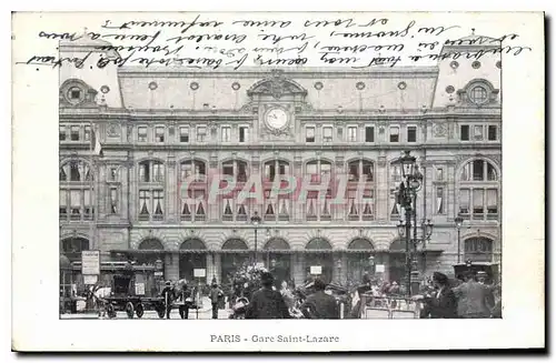 Cartes postales Paris Petit Gare Saint Lazare