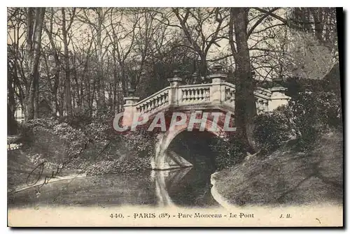 Cartes postales Paris (8e arr) Parc Monceau Le Pont