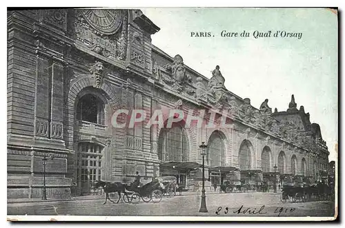 Ansichtskarte AK Paris Gare du Quai d'Orsay
