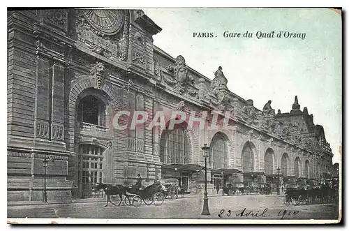 Cartes postales Paris Gare du Quai d'Orsay