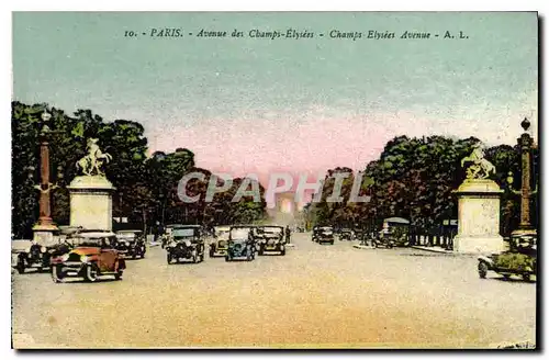 Cartes postales Paris Avenue des Champs Elysees