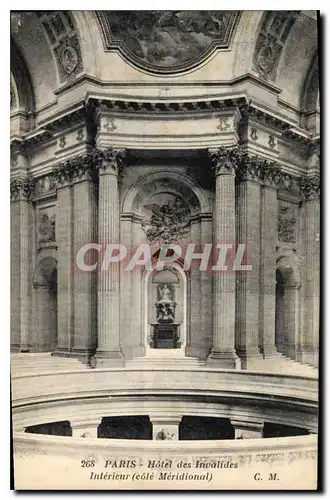 Cartes postales Paris Hotel des Invalides Interieur (cote Meridional)