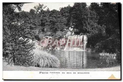 Ansichtskarte AK Paris Cascade du Bois de Boulogne