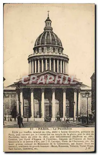 Cartes postales Paris Le Pantheon