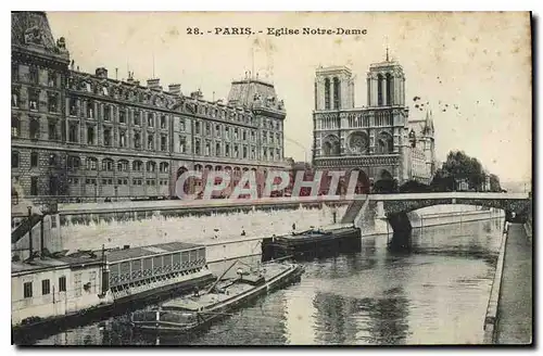 Cartes postales Paris Eglise Notre Dame