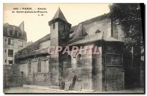 Ansichtskarte AK Paris Abside de Saint Julien le Pauvre